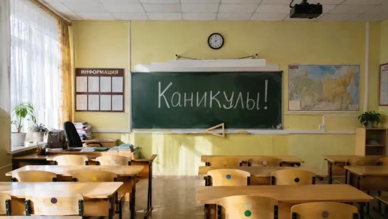 График школьных каникул на этот учебный год