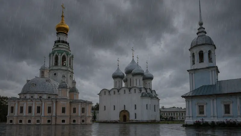 В Вологде продолжаются дожди