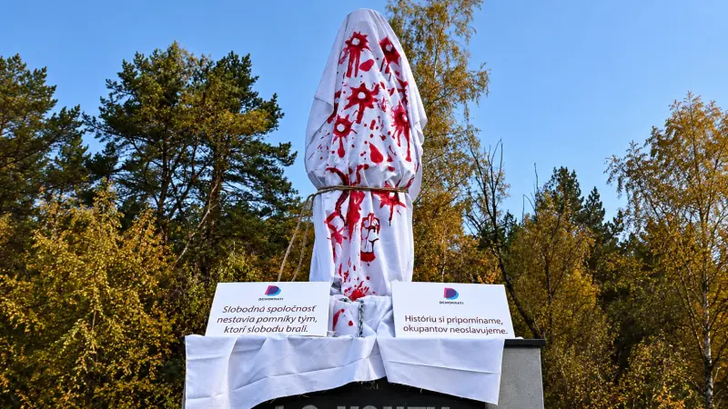 В Словакии осквернили памятник Ивану Коневу