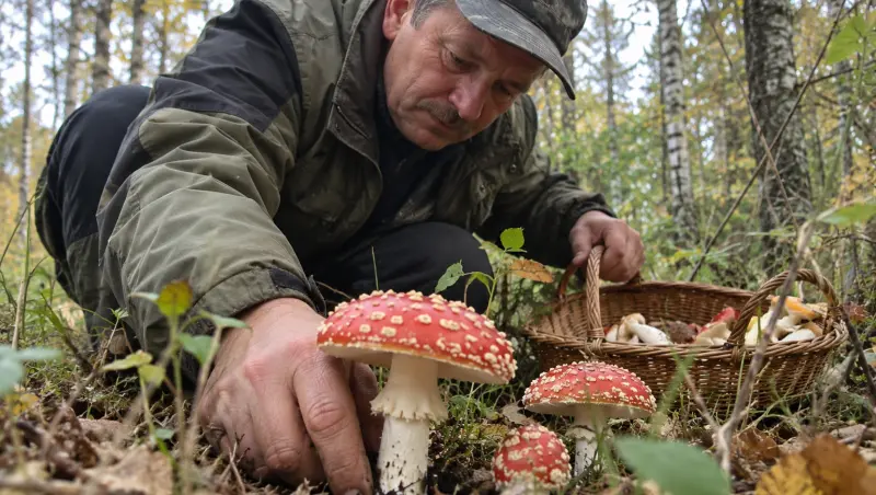 Вологжанин лечил алкоголизм мухоморами и попал в больницу