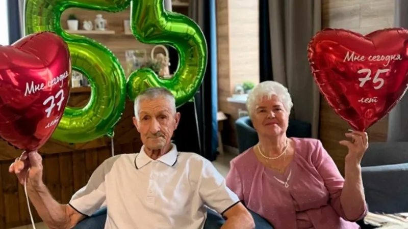 Супруги из Тотьмы отметили 55 лет совместной жизни