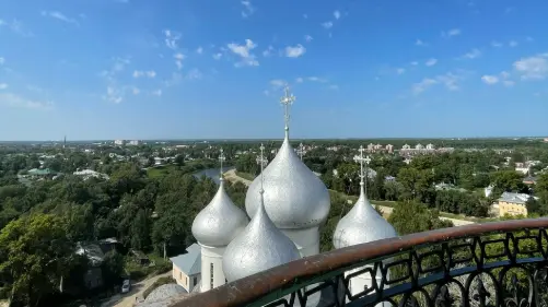Колокольня Софийского собора работает весь сентябрь