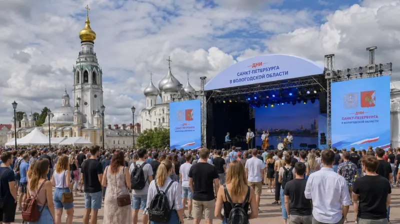Программа закрытия Дней Санкт-Петербурга в Вологде