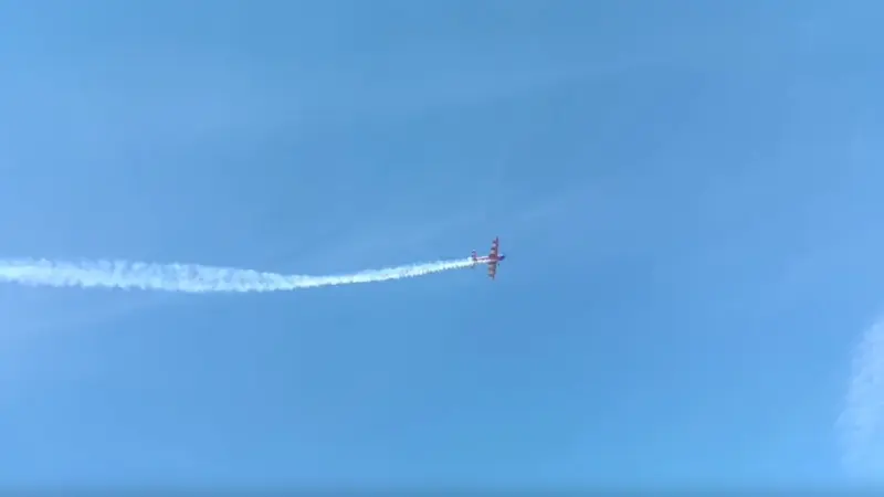 Авиашоу прошло в Сосновке